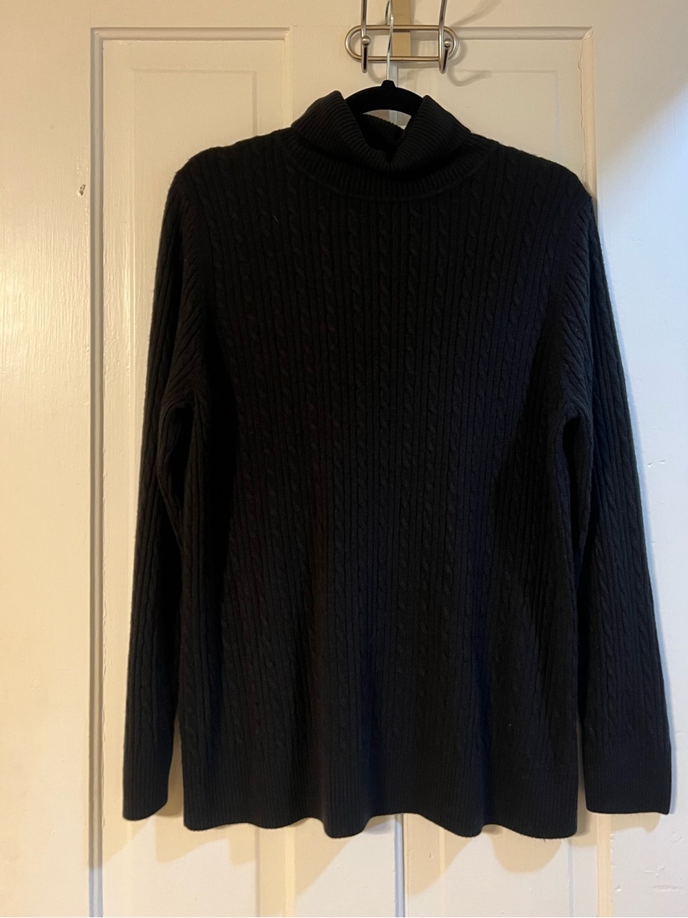 Croft & Barrow Black Turtleneck Sweater - Women